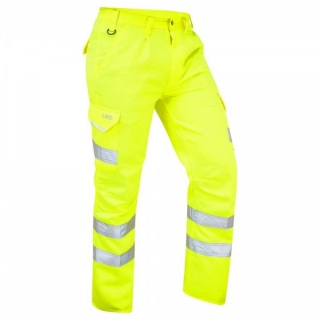 Leo Workwear CT01-YSuperior CargoYellowHi Vis Trousers